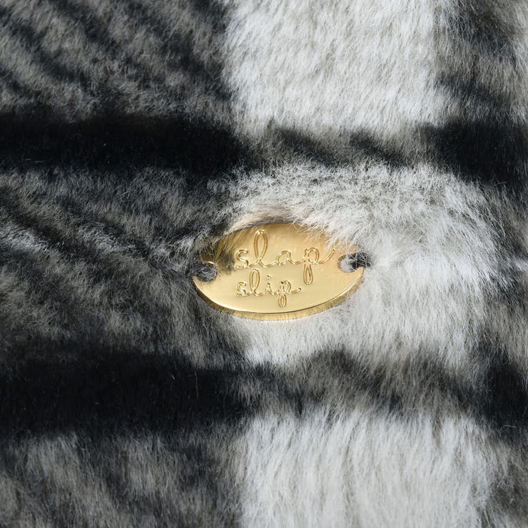 肩リボンチェック柄ファーボアベスト(80~130cm) | SLAP SLIP | 詳細画像19 