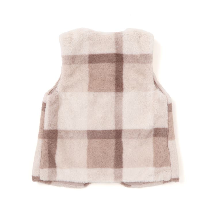 リボン付きワンスナップボアファーベスト(80~130cm) | SLAP SLIP | 詳細画像19 