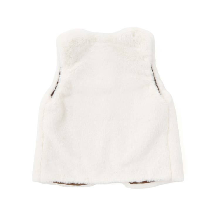 リボン付きワンスナップボアファーベスト(80~130cm) | SLAP SLIP | 詳細画像8 