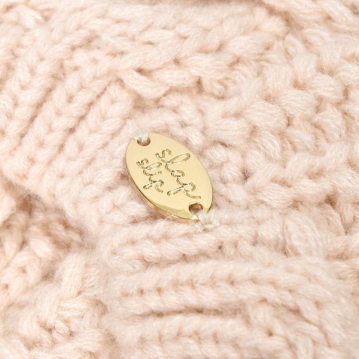 ウサミミネコミミケーブル編みニットベレー帽(48~55cm) | SLAP SLIP | 詳細画像10 