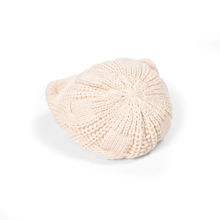 ウサミミネコミミケーブル編みニットベレー帽(48~55cm) | SLAP SLIP | 詳細画像6 