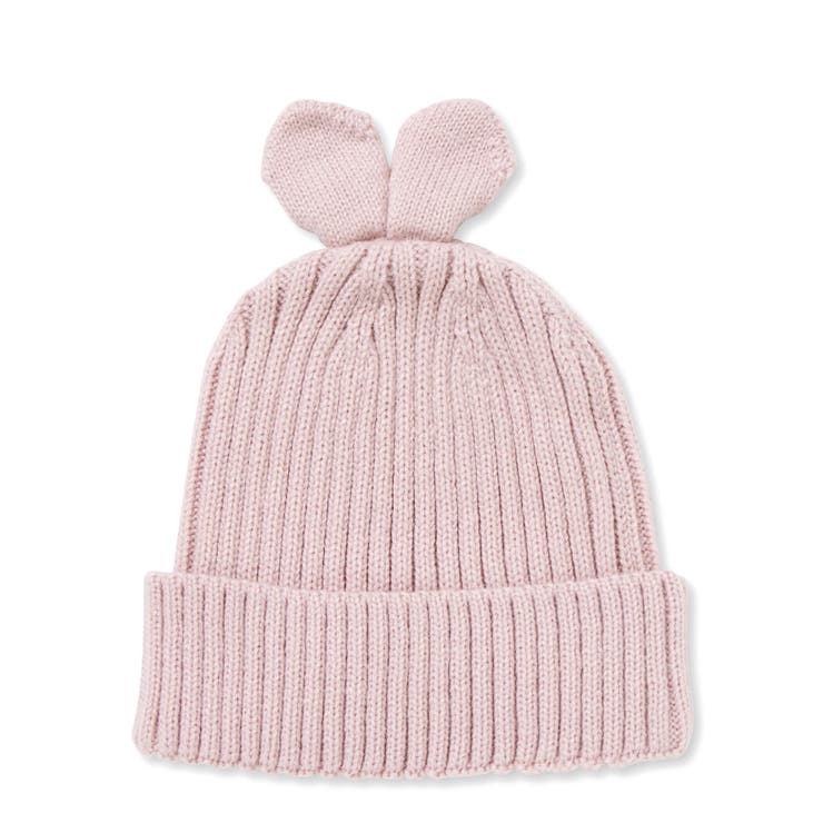 恐竜ウサギ立体モチーフひょっこりニット帽(48~55cm)[品番