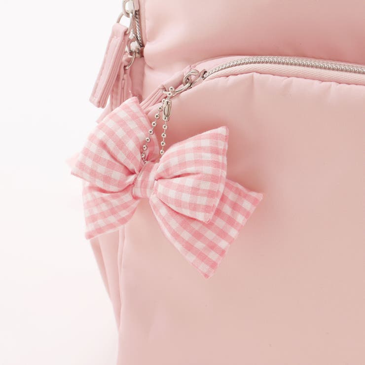 【お揃い】リボンチャーム付き無地いろいろモチーフ柄リュック(M~L) | SLAP SLIP | 詳細画像9 