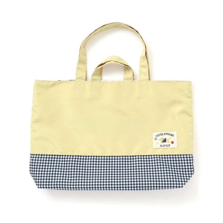 【お揃い】スターポケット付きはたらくくるま総柄リバーシブルレッスンバッグ | SLAP SLIP | 詳細画像7 