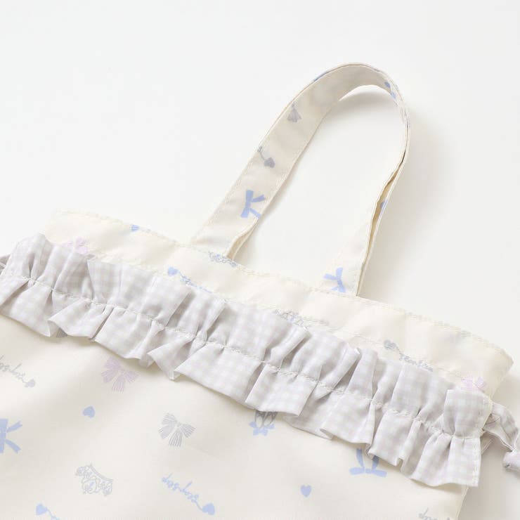 【お揃い】チェック切り替えプリント総柄お着替えバッグ | SLAP SLIP | 詳細画像11 