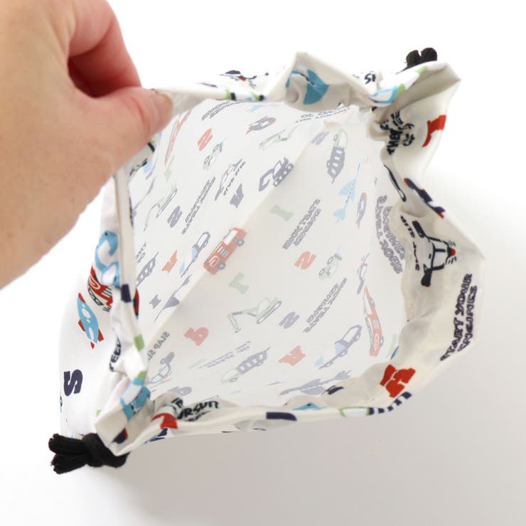 【お揃い】プリント総柄+チェック巾着2点セット | SLAP SLIP | 詳細画像7 