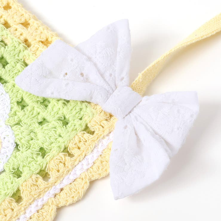 【絵本コラボ-みつごようせいのおしゃれなドレスやさん-】お花かぎ編みポシェット | SLAP SLIP | 詳細画像6 