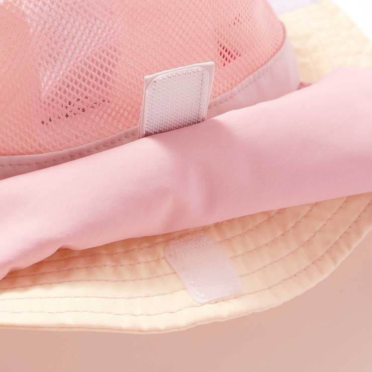 【UVカット】日よけ付き切り替え総柄メッシュサファリハット(50~54cm) | SLAP SLIP | 詳細画像8 