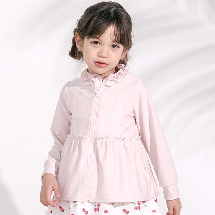 フルジップフリル襟ラッシュガード(90~130cm) | SLAP SLIP | 詳細画像1 