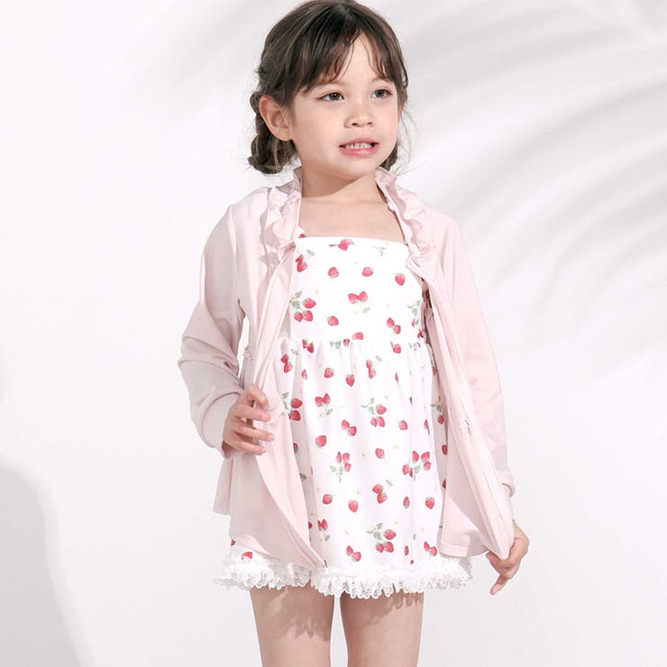 フルジップフリル襟ラッシュガード(90~130cm) | SLAP SLIP | 詳細画像5 