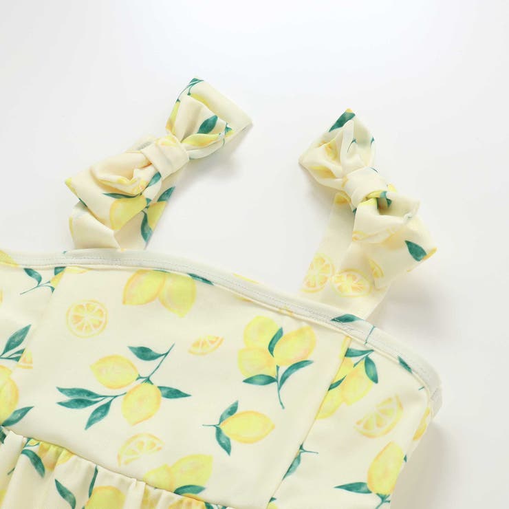 【お揃い】肩リボンフルーツ総柄ワンピース型スイムウェア(90~130cm) | SLAP SLIP | 詳細画像18 
