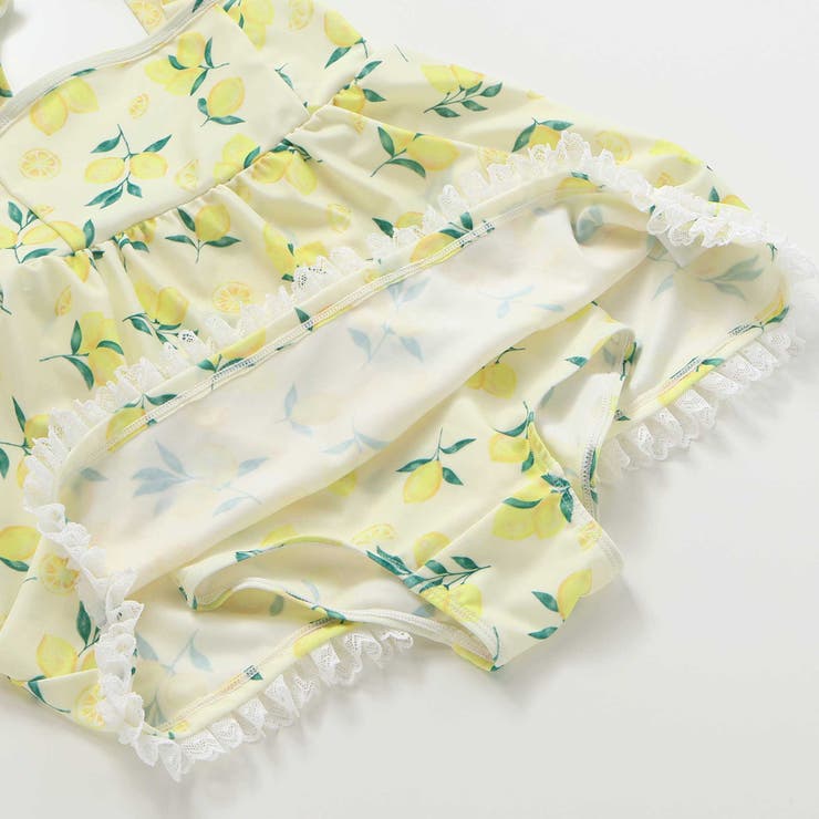 【お揃い】肩リボンフルーツ総柄ワンピース型スイムウェア(90~130cm) | SLAP SLIP | 詳細画像21 