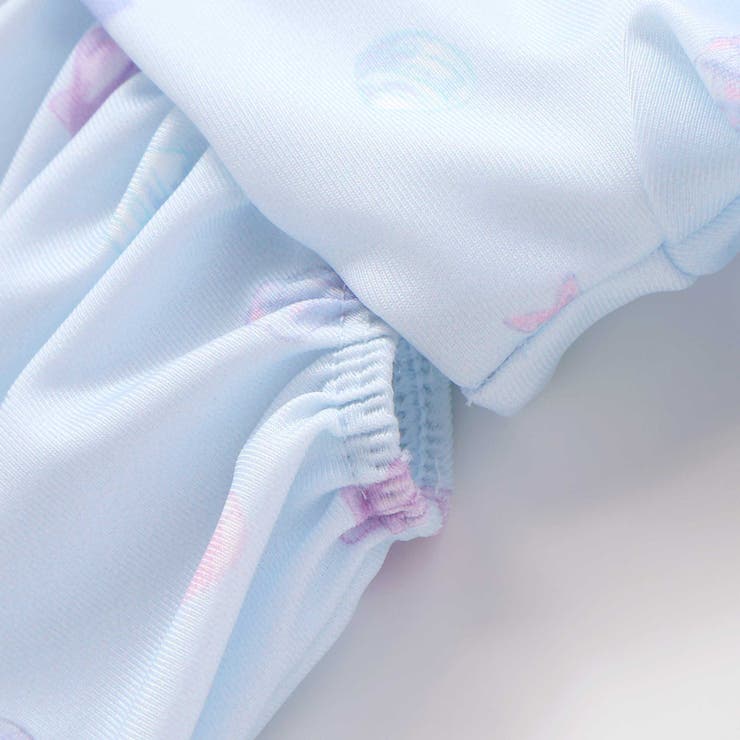 シェル柄フロントレースパフスリーブセパレート型スイムウェア(90~130cm) | SLAP SLIP | 詳細画像15 