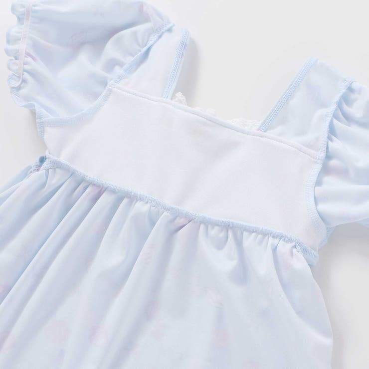 シェル柄フロントレースパフスリーブセパレート型スイムウェア(90~130cm) | SLAP SLIP | 詳細画像16 