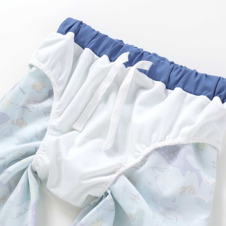 【お揃い】はたらくくるまうみのいきものフルーツ総柄パンツ型スイムウェア(90~1… | SLAP SLIP | 詳細画像17 