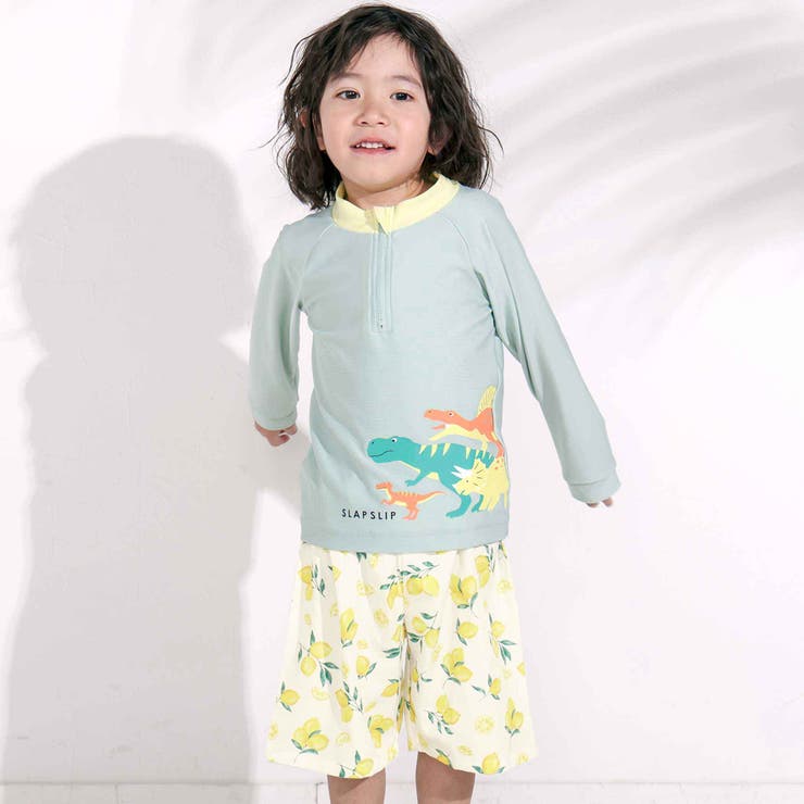 【お揃い】はたらくくるまうみのいきものフルーツ総柄パンツ型スイムウェア(90~1… | SLAP SLIP | 詳細画像6 