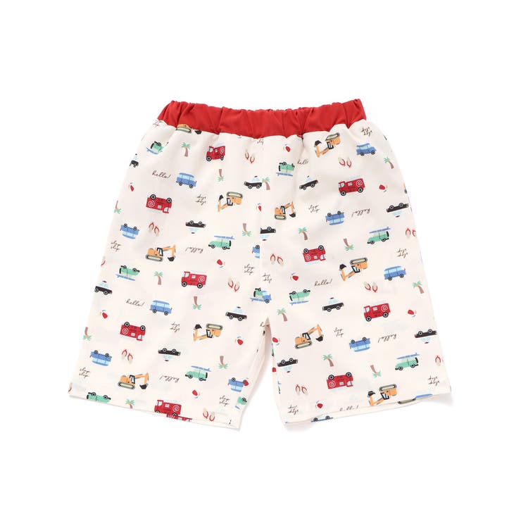 【お揃い】はたらくくるまうみのいきものフルーツ総柄パンツ型スイムウェア(90~1… | SLAP SLIP | 詳細画像9 