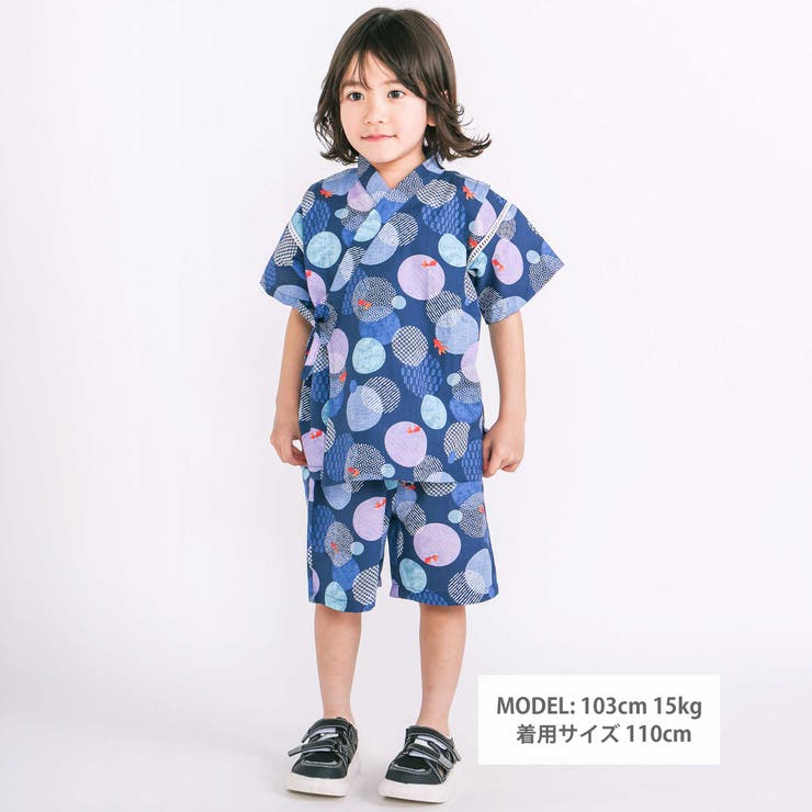 【お揃い】モチーフ総柄甚平(80~130cm) | SLAP SLIP | 詳細画像2 