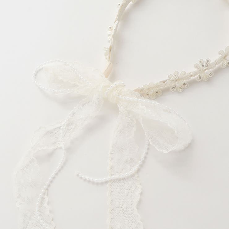 パールビーズお花レースカチューシャ | SLAP SLIP | 詳細画像14 