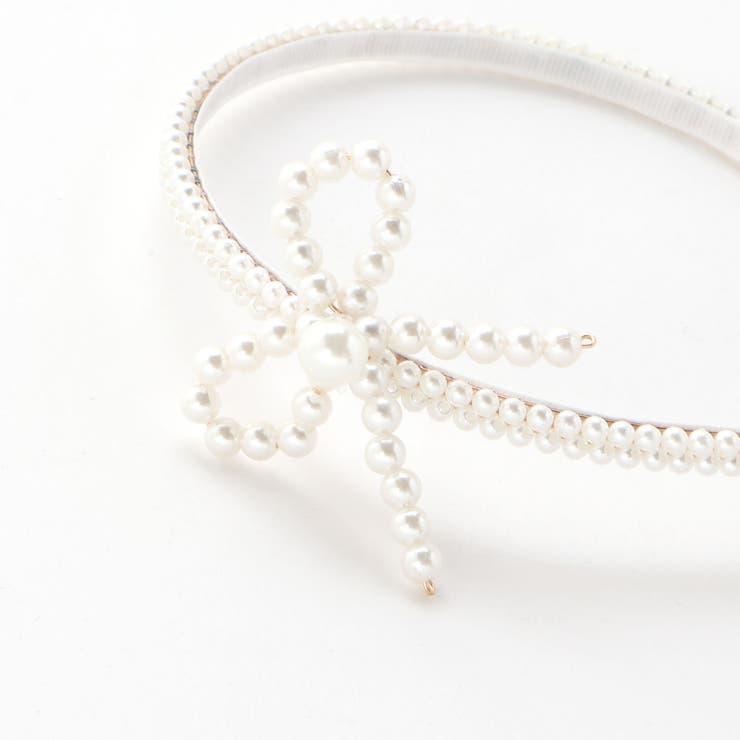 パールビーズお花レースカチューシャ | SLAP SLIP | 詳細画像8 