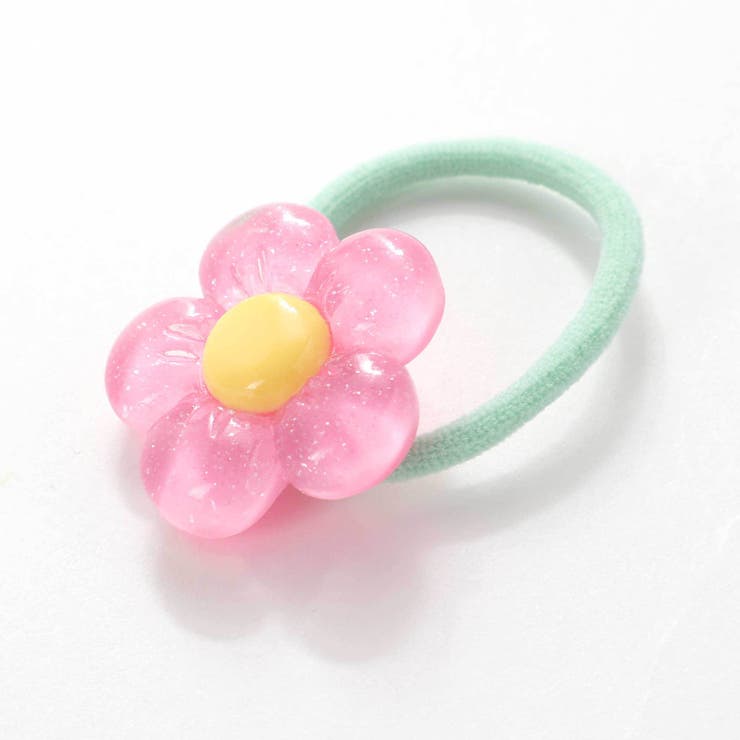 ぷっくりつるつるモチーフ花＆リボンヘアゴム2点セット | SLAP SLIP | 詳細画像14 