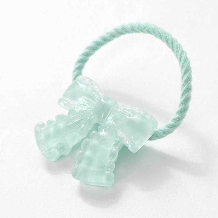 ぷっくりつるつるモチーフ花＆リボンヘアゴム2点セット | SLAP SLIP | 詳細画像16 