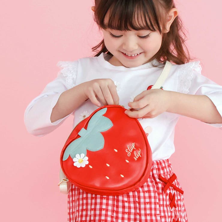 お花レース付きハート型イチゴポシェット | SLAP SLIP | 詳細画像4 