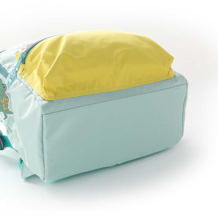 【お揃い】恐竜はたらくくるまワッペンチャーム付き配色ポケットリュック(M~L) | SLAP SLIP | 詳細画像16 