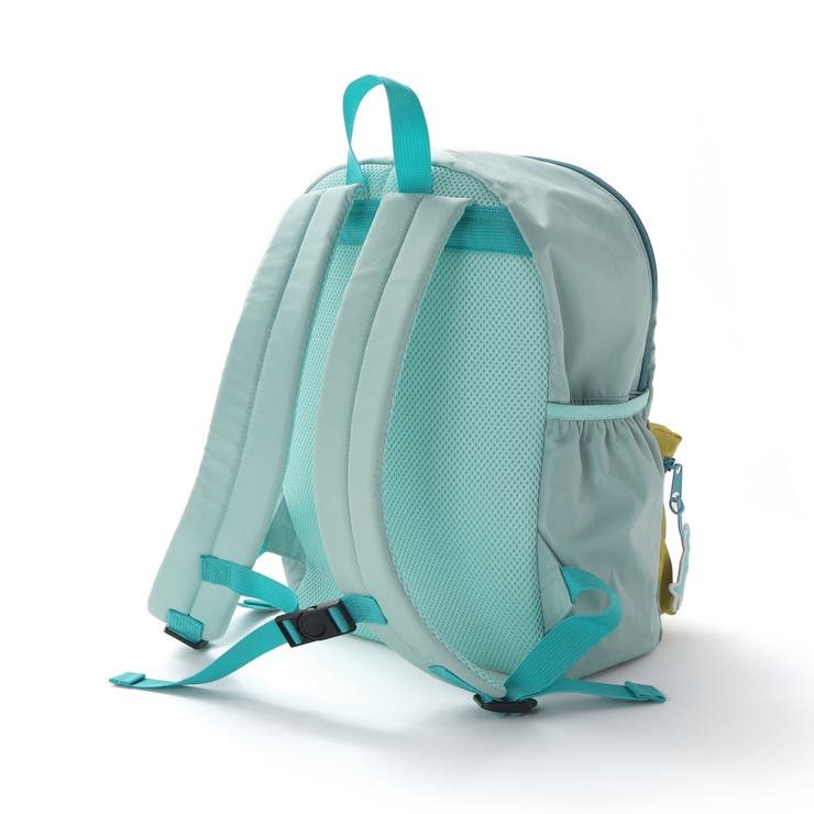 【お揃い】恐竜はたらくくるまワッペンチャーム付き配色ポケットリュック(M~L) | SLAP SLIP | 詳細画像6 