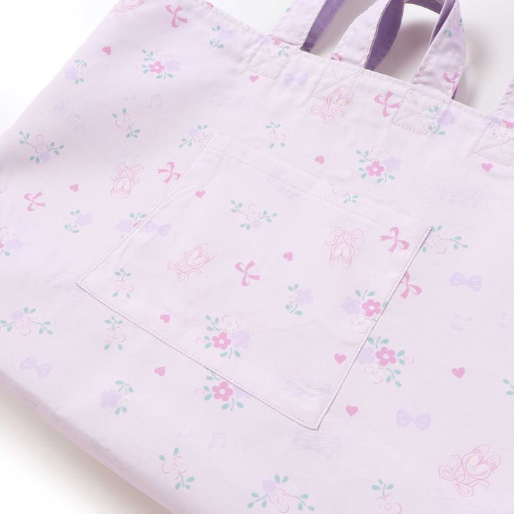 クマウサギアニマルキラキラシフォンフリル付きリバーシブルレッスンバッグ | SLAP SLIP | 詳細画像13 