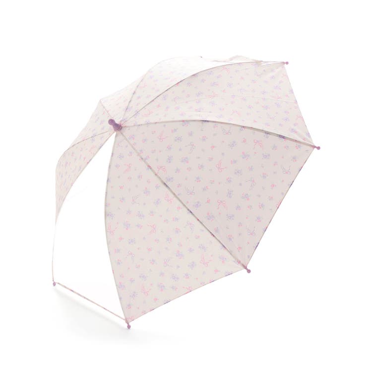 ピンク系 | 【お揃い】はたらくくるま花柄恐竜プリント総柄傘(45~50cm) | SLAP SLIP