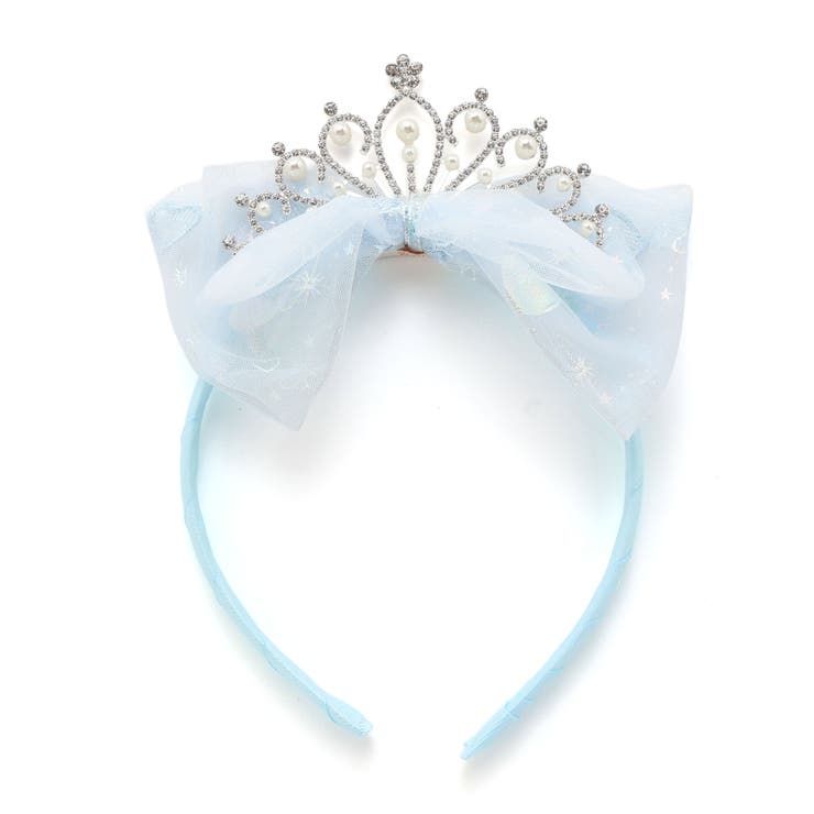 ブルー | 【スラプリ】ティアラリボンカチューシャ | SLAP SLIP