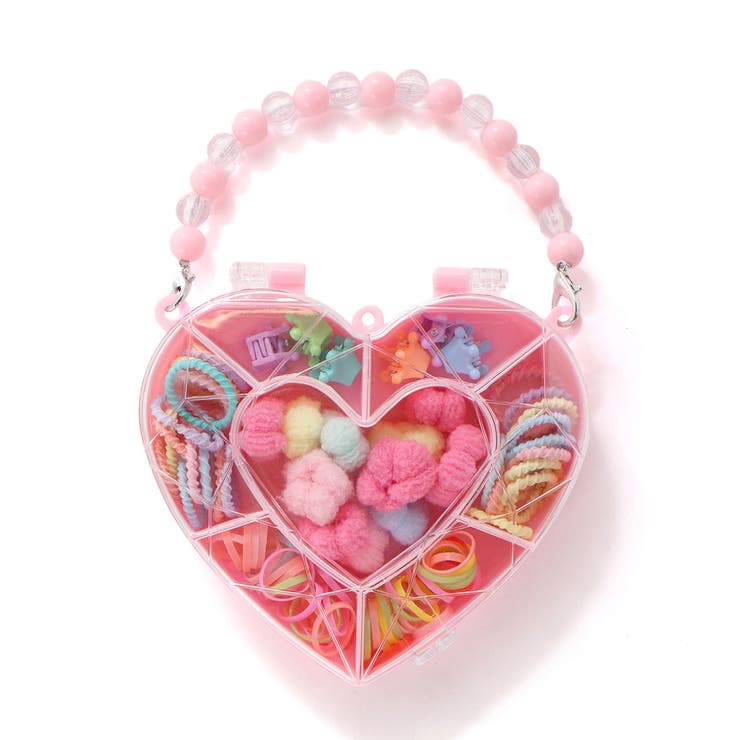 ハートミラーケース付きヘアアクセサリーセット | SLAP SLIP | 詳細画像2 