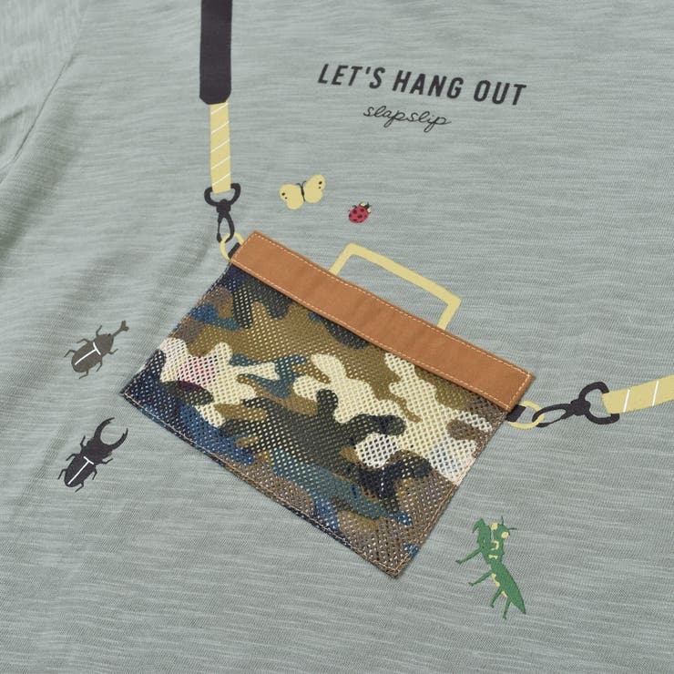 虫取りかご 昆虫 プリント Tシャツ (80~130cm) | SLAP SLIP | 詳細画像16 