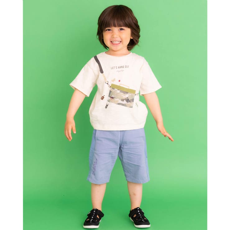 虫取りかご 昆虫 プリント Tシャツ (80~130cm) | SLAP SLIP | 詳細画像3 