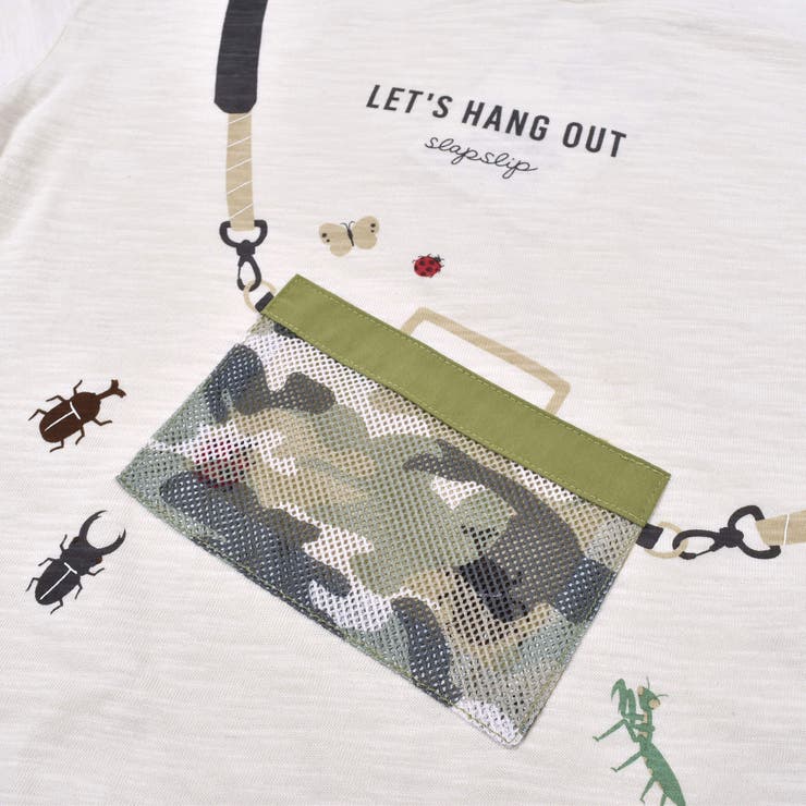 虫取りかご 昆虫 プリント Tシャツ (80~130cm) | SLAP SLIP | 詳細画像9 