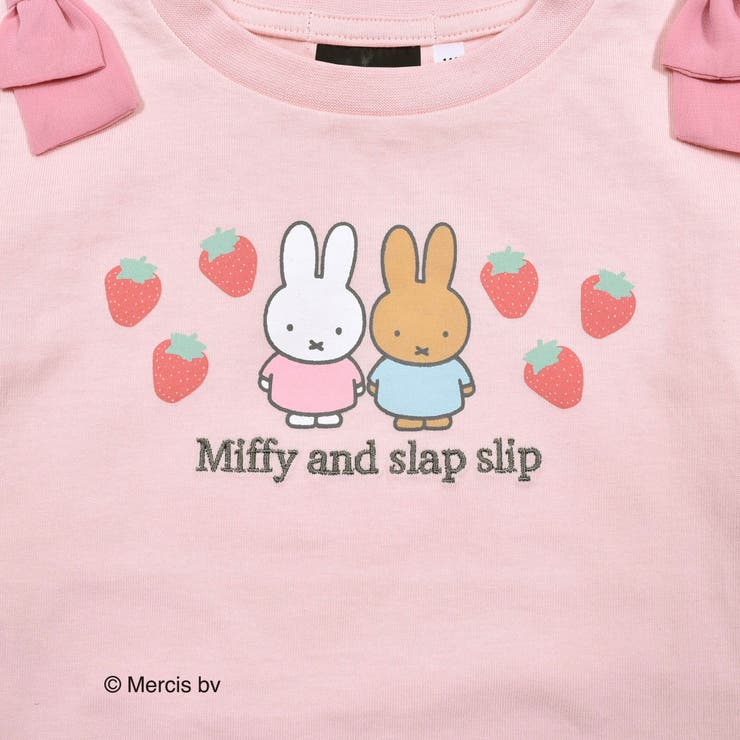 ミッフィーとおともだち前面プリント肩リボン付半袖Tシャツ  | SLAP SLIP | 詳細画像16 