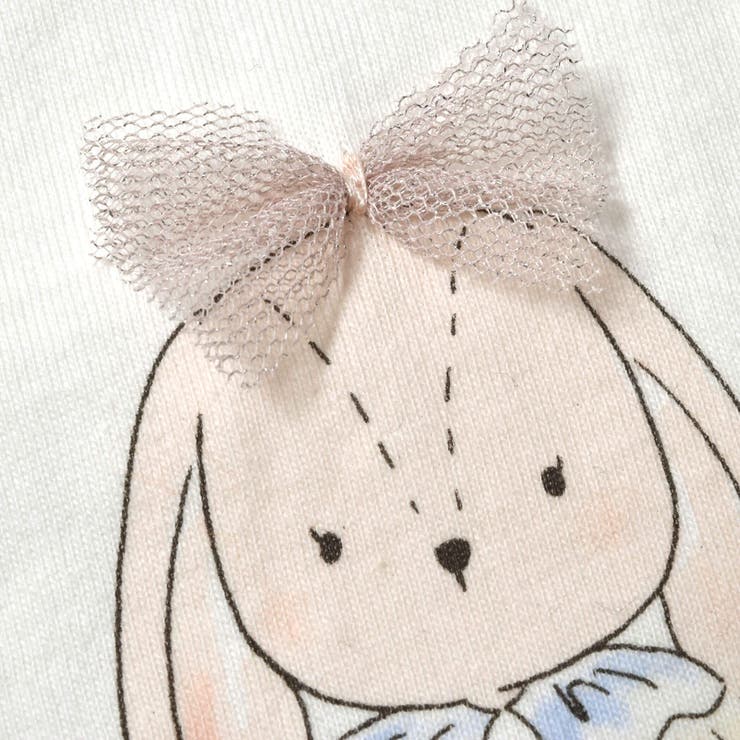 チュールリボンウサギ妖精モチーフ半袖Tシャツ(80~140cm) | SLAP SLIP | 詳細画像12 