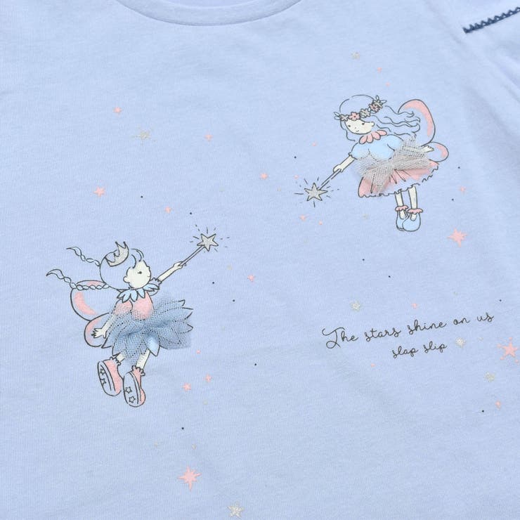 チュールリボンウサギ妖精モチーフ半袖Tシャツ(80~140cm) | SLAP SLIP | 詳細画像21 