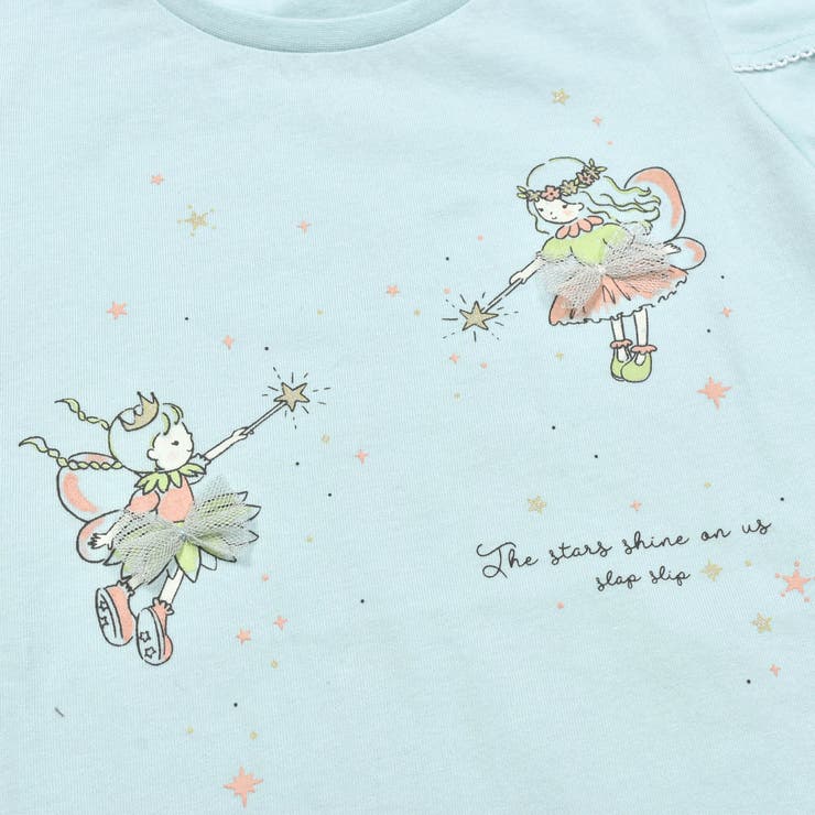 チュールリボンウサギ妖精モチーフ半袖Tシャツ(80~140cm) | SLAP SLIP | 詳細画像25 