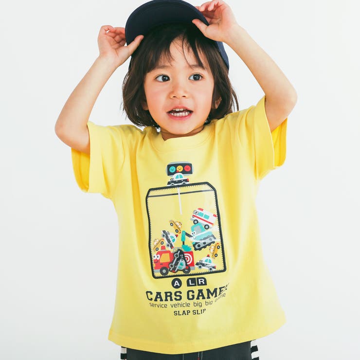 はたらくくるまクレーンゲーム半袖Tシャツ(80~120cm)[品番