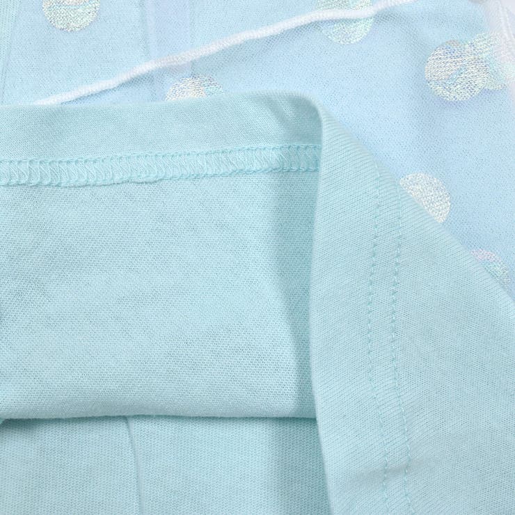 【ディズニーキャラクター】キラキラオーロラドットプリントチュールトップス(80~… | SLAP SLIP | 詳細画像15 