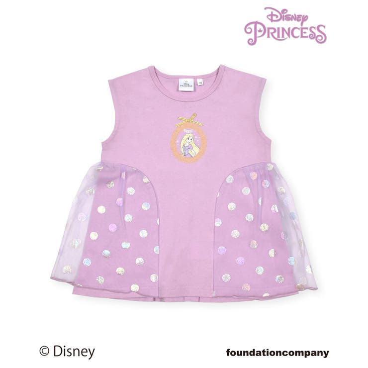 【ディズニーキャラクター】キラキラオーロラドットプリントチュールトップス(80~… | SLAP SLIP | 詳細画像23 