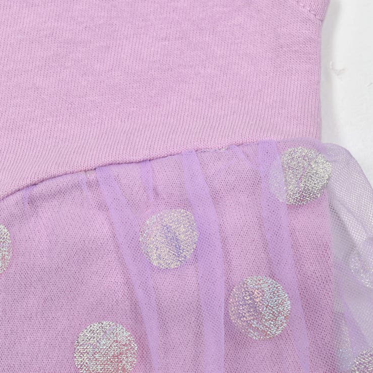 【ディズニーキャラクター】キラキラオーロラドットプリントチュールトップス(80~… | SLAP SLIP | 詳細画像27 