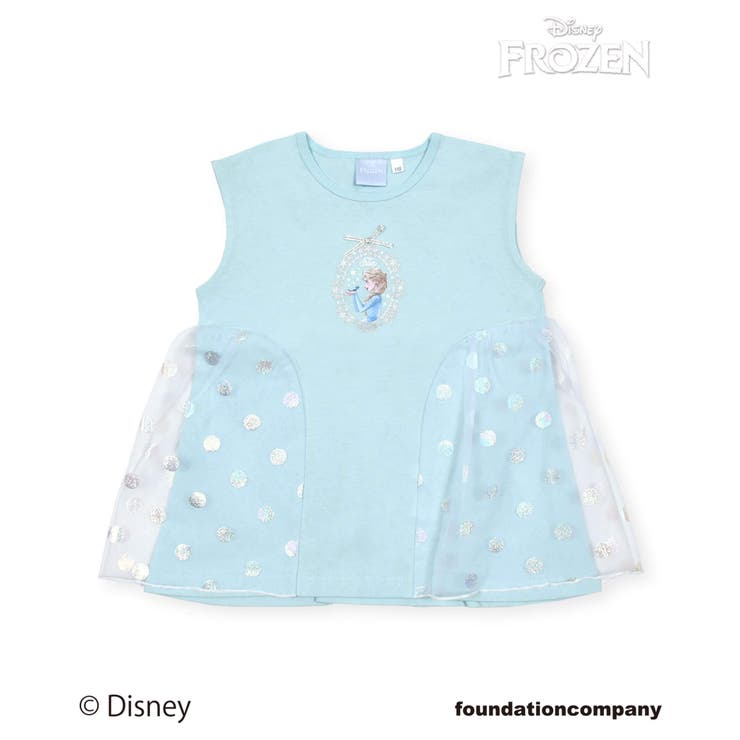 【ディズニーキャラクター】キラキラオーロラドットプリントチュールトップス(80~… | SLAP SLIP | 詳細画像9 