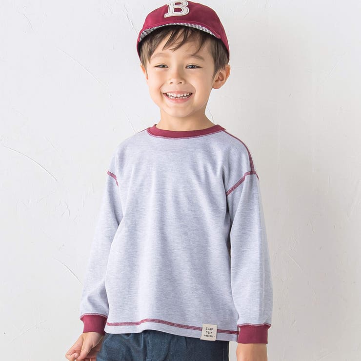 グレー | 【WEB限定/スララク】どう着ても前向き！Tシャツ(100~160cm) | SLAP SLIP