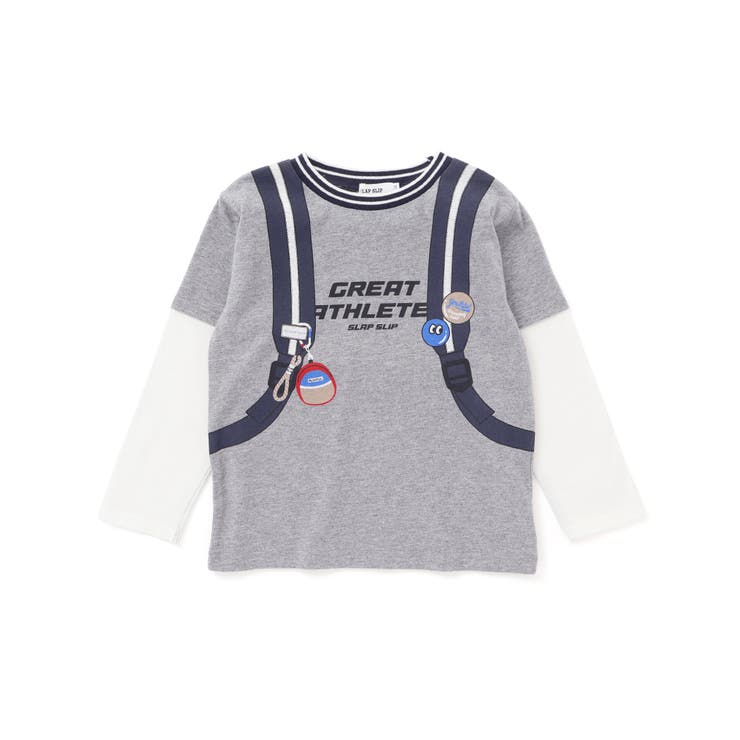 重ね着風リュックプリントTシャツ(80~130cm) | SLAP SLIP | 詳細画像8 
