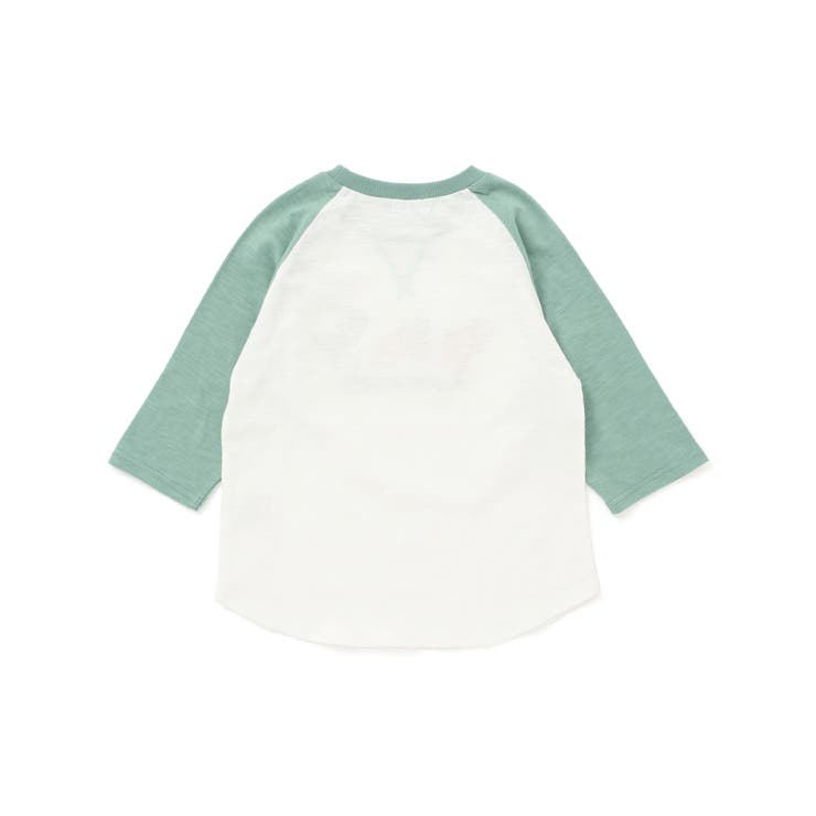 乗り物恐竜ポコポコサガラ刺しゅう7分袖ラグランTシャツ(80~130cm) | SLAP SLIP | 詳細画像10 