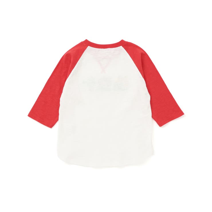 乗り物恐竜ポコポコサガラ刺しゅう7分袖ラグランTシャツ(80~130cm) | SLAP SLIP | 詳細画像7 