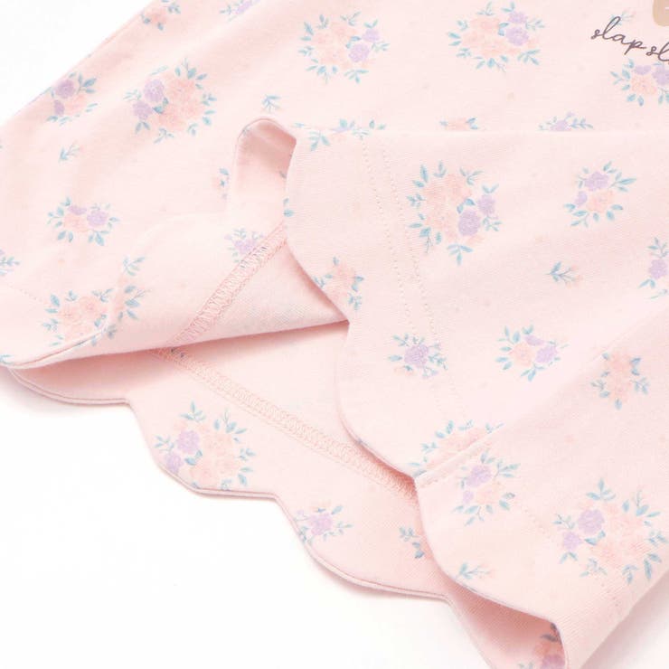 【お揃い】アニマルキラキラパッチ裾スカラップTシャツ(80~130cm) | SLAP SLIP | 詳細画像19 